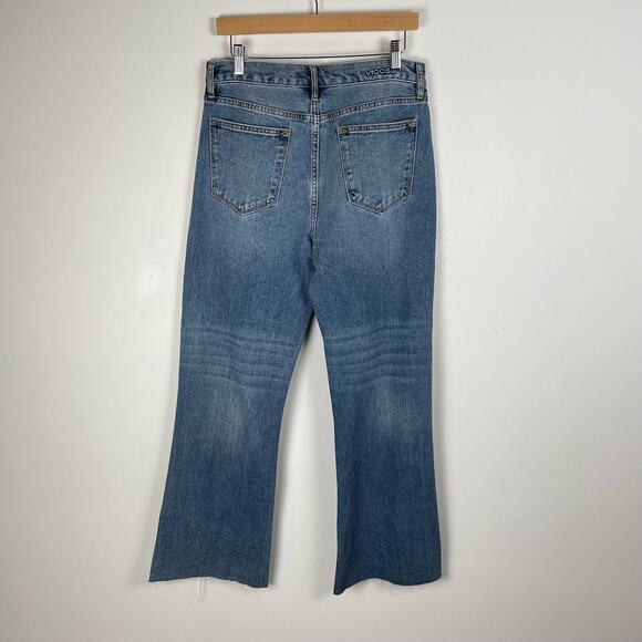 Vigoss Royce 70s Stovepipe Straight Leg Jeans Size 29 Medium Wash Distressed - Picture 2 of 13